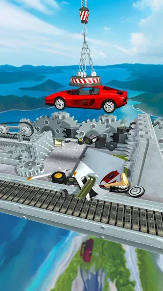 Car Crusher Kingdom (Кар Крашер Кингдом)  [МОД Бесконечные монеты] Screenshot 1