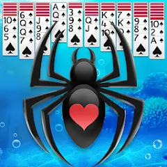 Скачать взломанную Spider Solitaire  [МОД Бесконечные монеты] - стабильная версия apk на Андроид