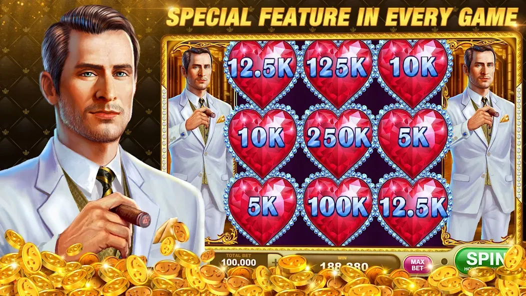 Slots Rush: Vegas Casino Slots (Слотс Раш)  [МОД Бесконечные деньги] Screenshot 1