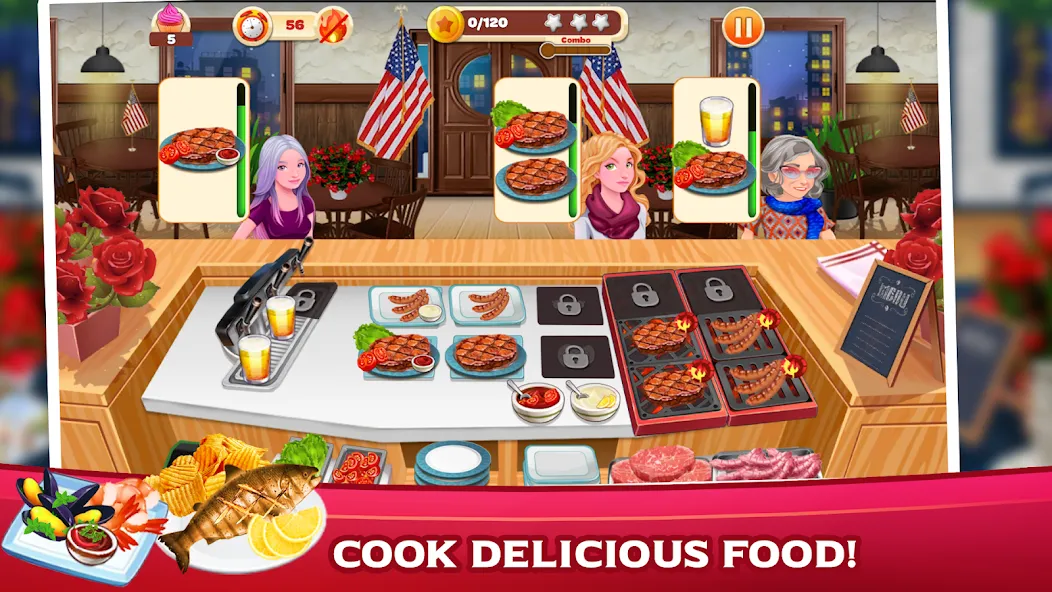 Cooking Mastery: Kitchen games  [МОД Все открыто] Screenshot 3