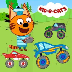 Взломанная Kid-E-Cats: Kids Monster Truck  [МОД Много денег] - последняя версия apk на Андроид