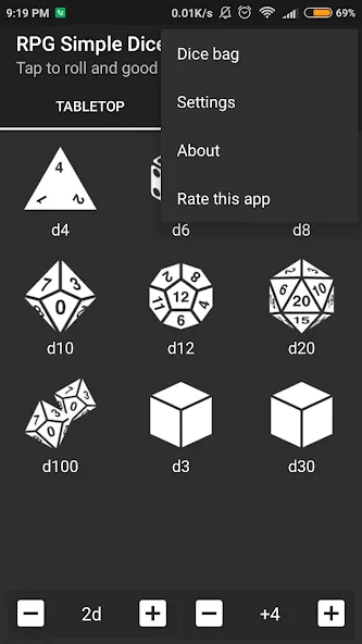 RPG Simple Dice (РПГ Простые Кости)  [МОД Menu] Screenshot 4