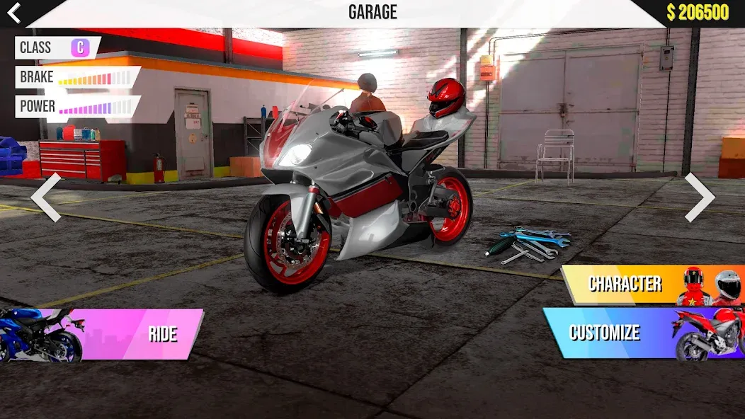 Motorcycle Real Simulator (Мотоцикл Реальный Симулятор)  [МОД Меню] Screenshot 1