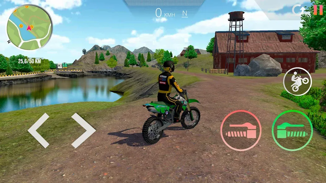 Motorcycle Real Simulator (Мотоцикл Реальный Симулятор)  [МОД Меню] Screenshot 3