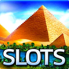 Скачать взломанную Slots - Pharaoh's Fire (Слоты)  [МОД Mega Pack] - последняя версия apk на Андроид