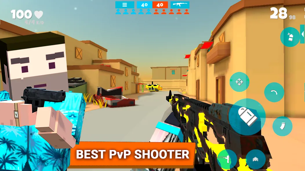 Fan of Guns: FPS Pixel Shooter (Фан оф Ганс)  [МОД Бесконечные монеты] Screenshot 1