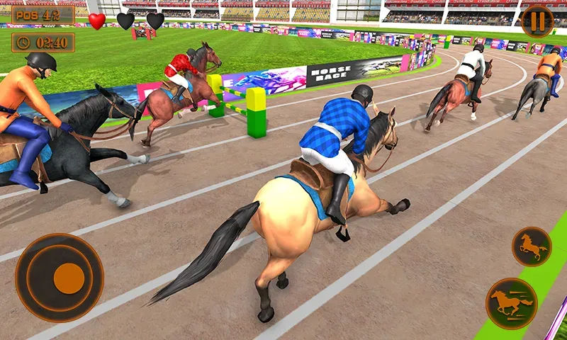 Mounted Horse Racing Games  [МОД Много монет] Screenshot 4