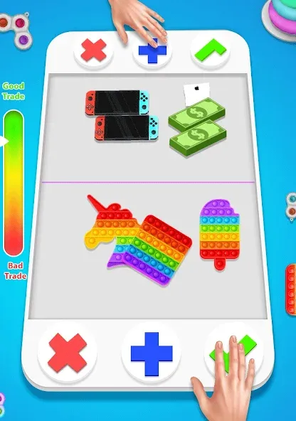 fidget trading: trade toys 3D (фиджет трейдинг)  [МОД Unlimited Money] Screenshot 3