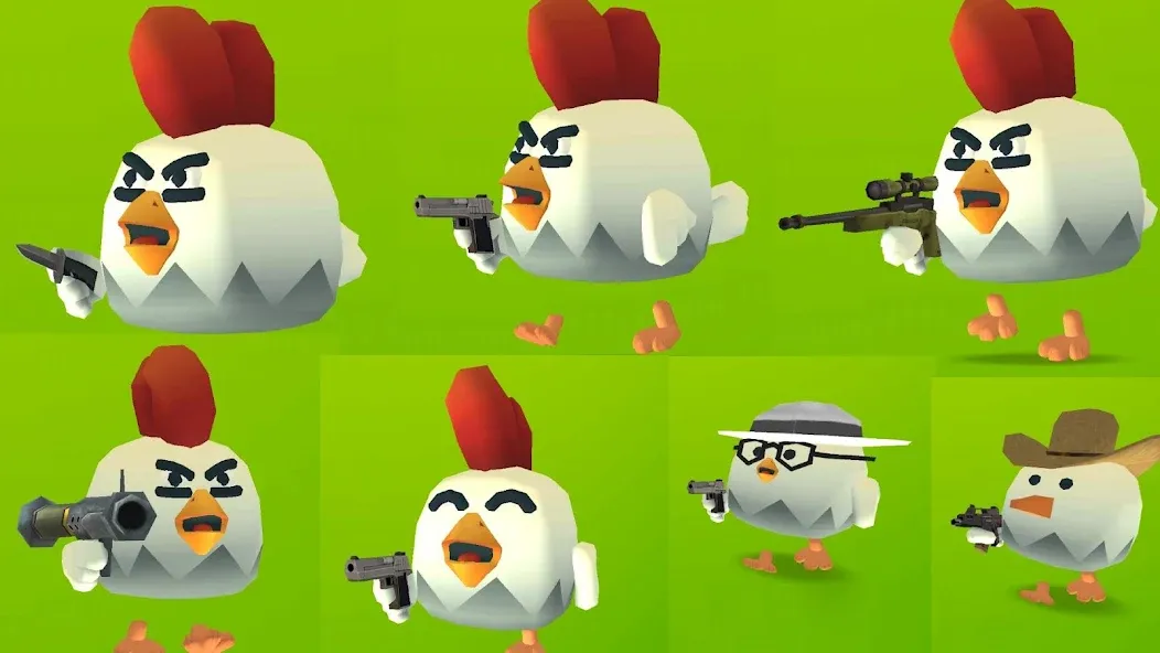 Chicken Gun (Чикен Ган)  [МОД Menu] Screenshot 1