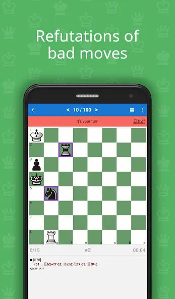 Mate in 2 (Chess Puzzles)  [МОД Бесконечные деньги] Screenshot 3