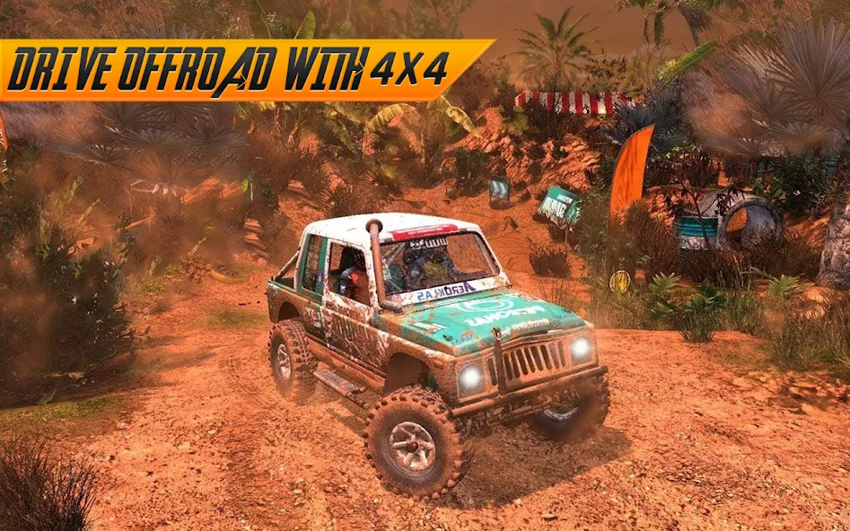 Offroad Jeep Driving Simulator  [МОД Много денег] Screenshot 3