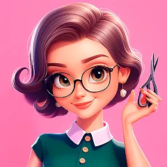 Скачать взломанную Beauty Tycoon: Hair Salon Game (Бьюти Тайкун)  [МОД Mega Pack] - стабильная версия apk на Андроид