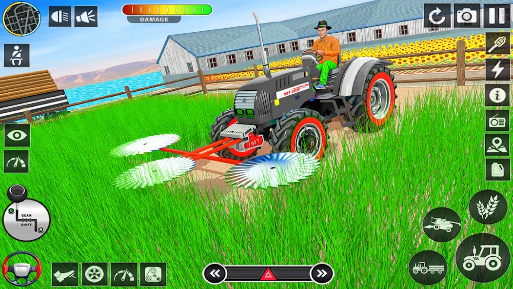 Big Tractor Farming Simulator (Биг Трактор Фарминг Симулятор)  [МОД Меню] Screenshot 4