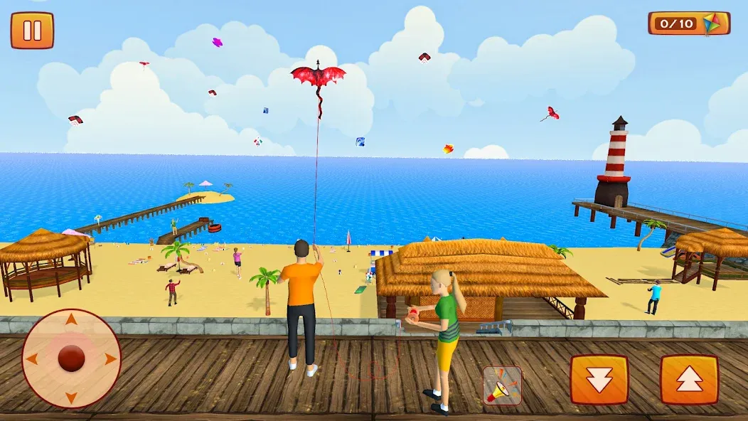 Kite Game: Kite Flying Game 3D  [МОД Бесконечные деньги] Screenshot 5