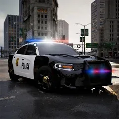 Взлом Police Car Simulator 2023 (Полицейский симулятор автомобиля 2023)  [МОД Бесконечные деньги] - стабильная версия apk на Андроид