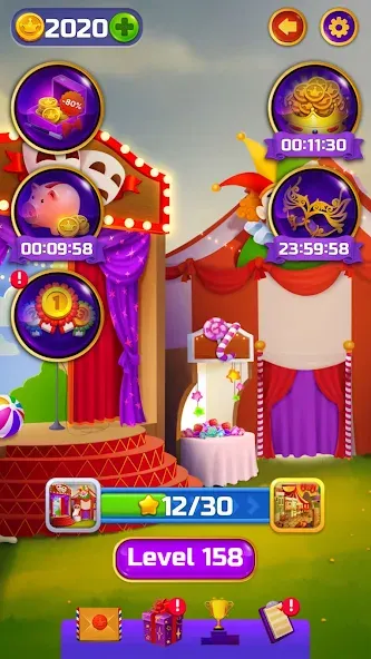 Circus Words: Magic Puzzle  [МОД Много монет] Screenshot 5