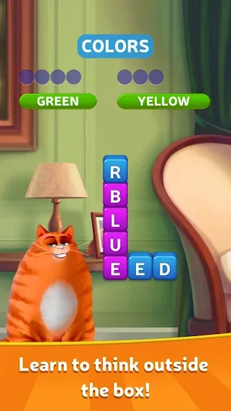 Kitty Scramble: Word Game  [МОД Меню] Screenshot 1