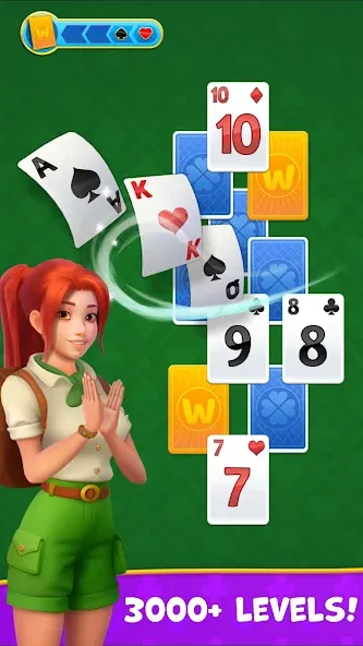 Kings & Queens: Solitaire Game  [МОД Все открыто] Screenshot 1