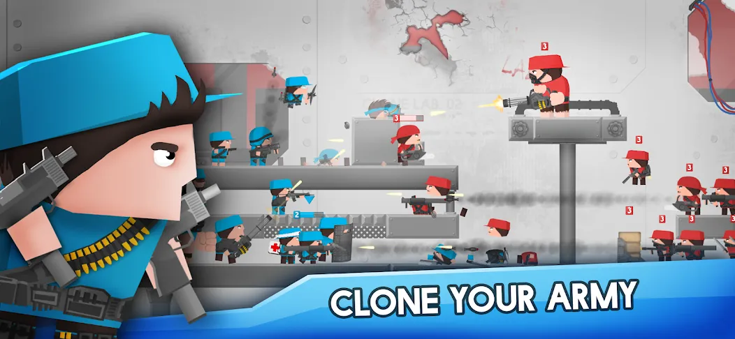 Clone Armies: Battle Game (Клоун армии)  [МОД Много денег] Screenshot 1