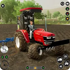 Скачать взломанную US Tractor Farming Games 3d  [МОД Бесконечные монеты] - последняя версия apk на Андроид