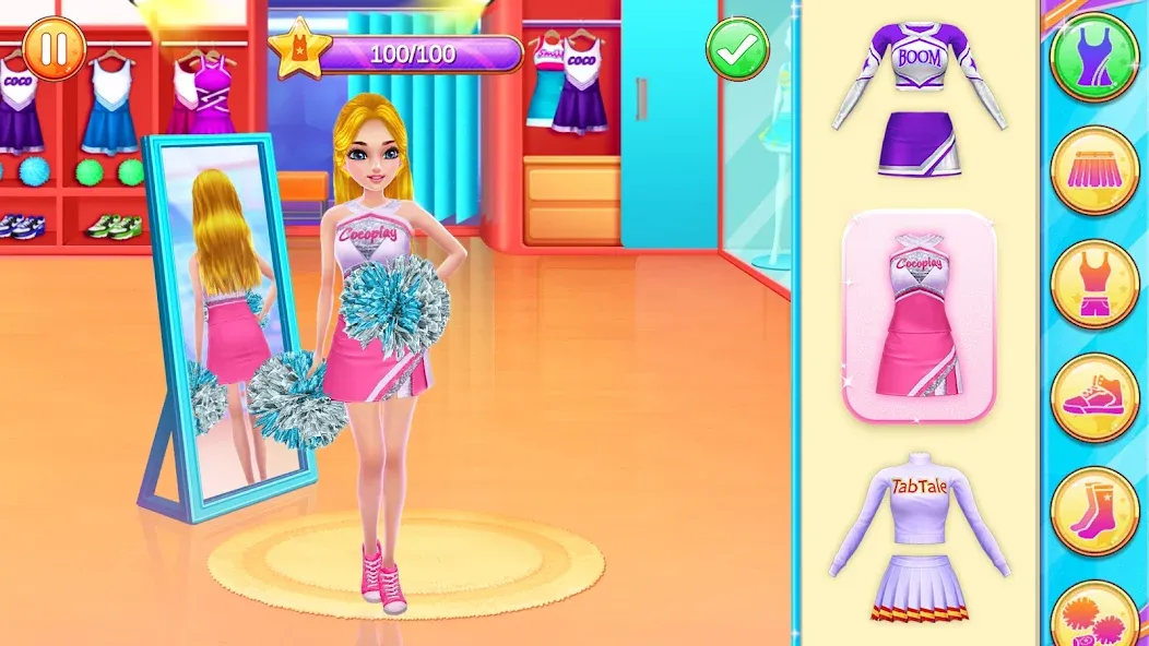 Cheerleader Champion Dance Now  [МОД Много монет] Screenshot 1