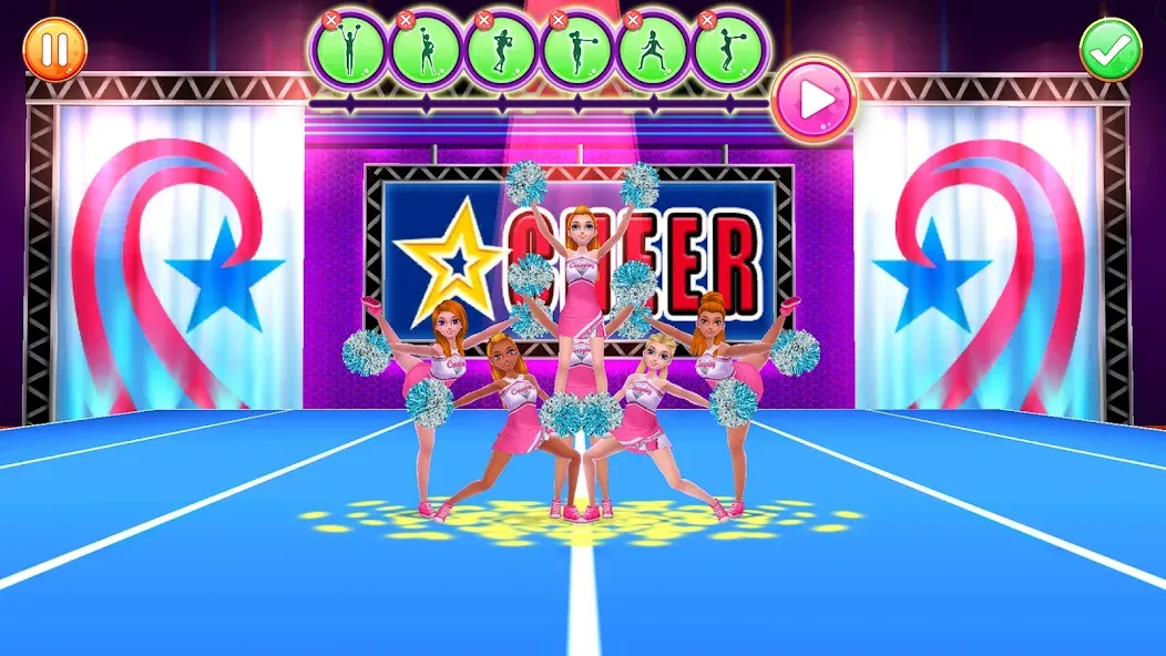 Cheerleader Champion Dance Now  [МОД Много монет] Screenshot 2