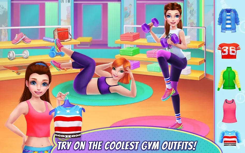 Fitness Girl - Dance & Play  [МОД Unlimited Money] Screenshot 1