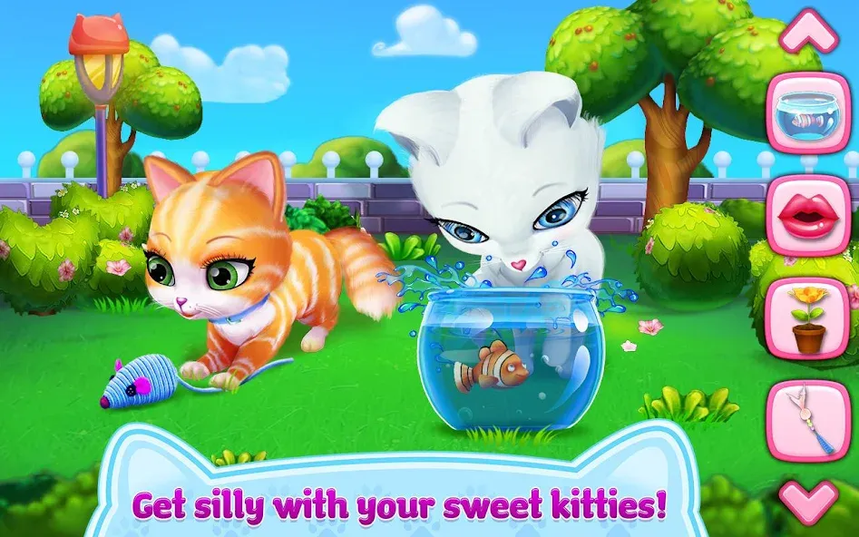 Kitty Love - My Fluffy Pet  [МОД Много монет] Screenshot 2