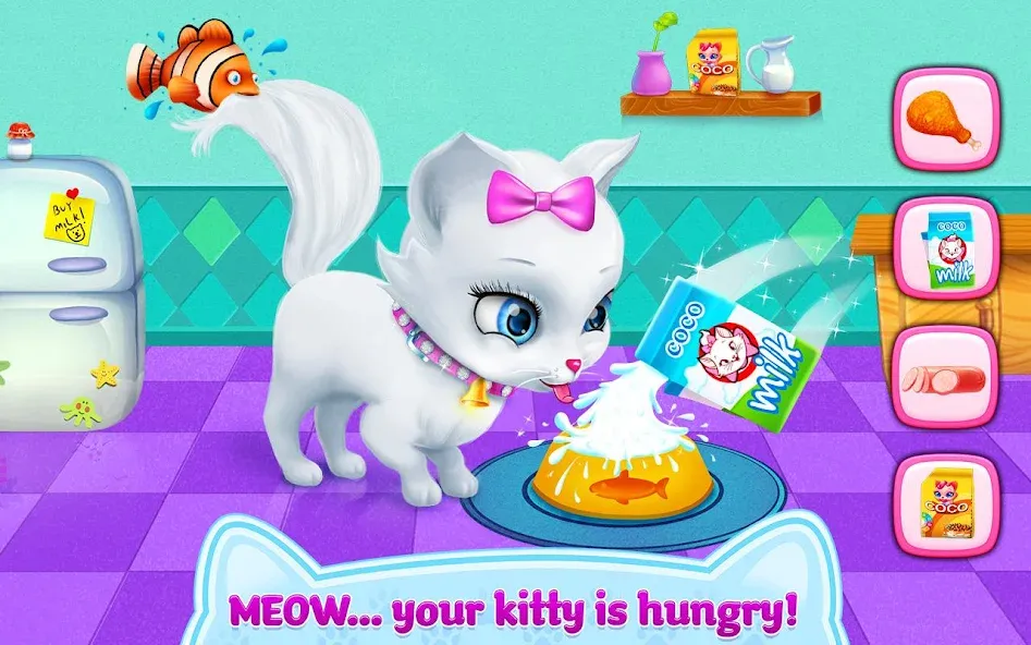 Kitty Love - My Fluffy Pet  [МОД Много монет] Screenshot 3