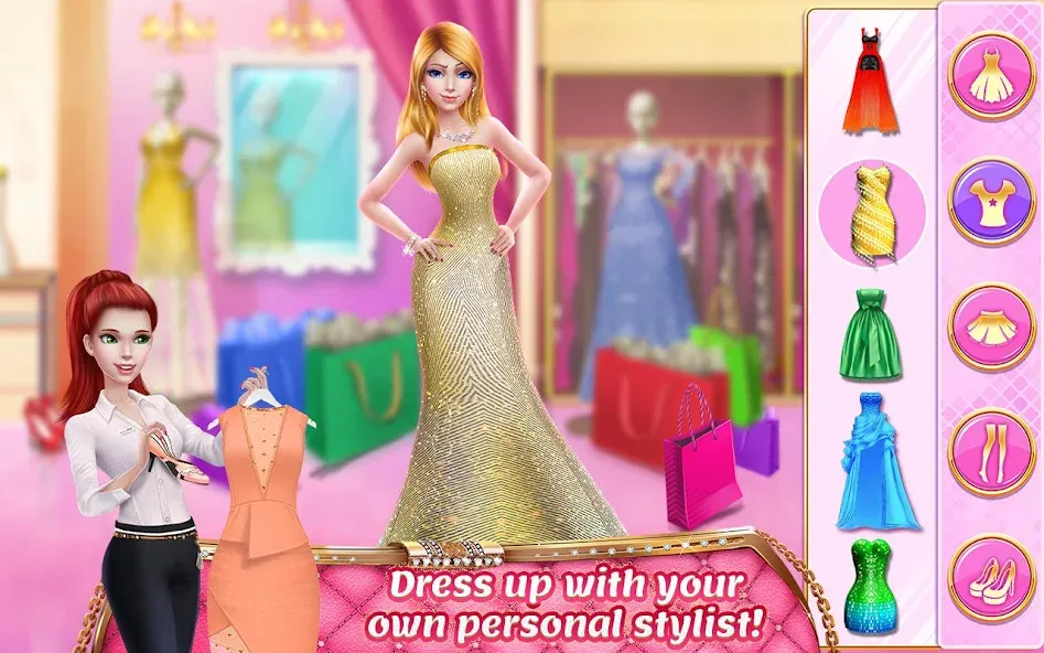 Rich Girl Mall - Shopping Game  [МОД Много денег] Screenshot 1