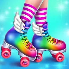 Взломанная Roller Skating Girls  [МОД Много денег] - последняя версия apk на Андроид