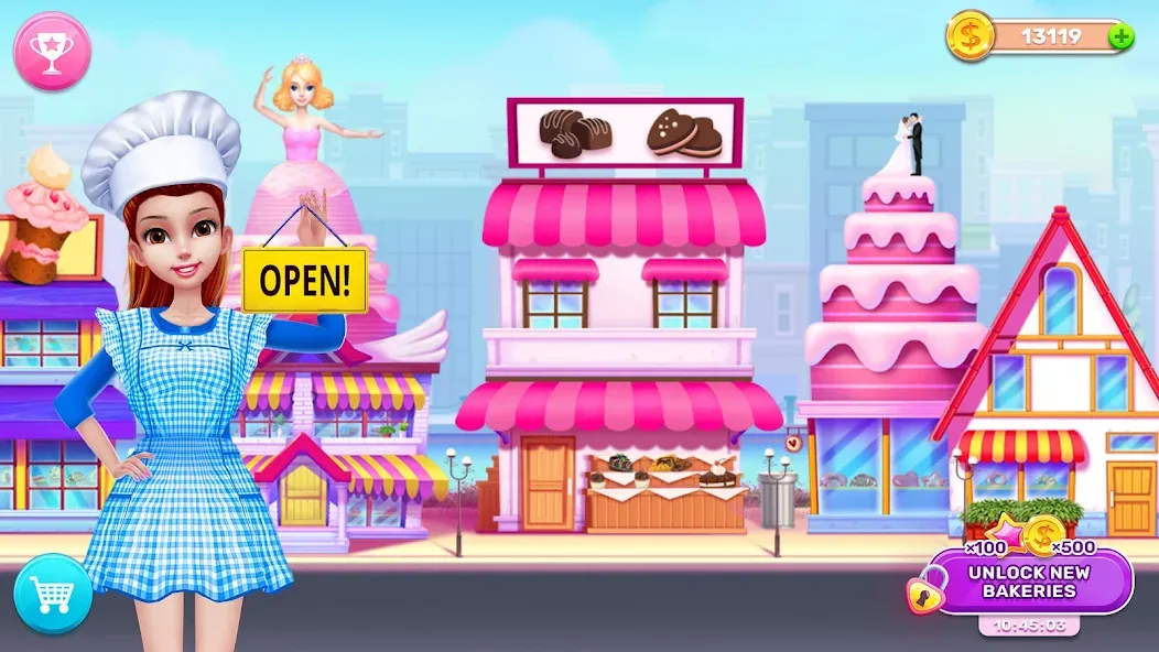 My Bakery Empire: Bake a Cake  [МОД Меню] Screenshot 2