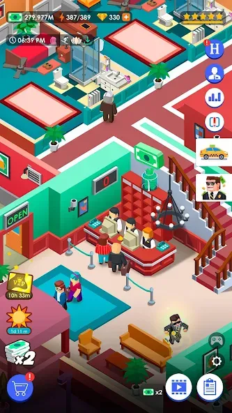 Hotel Empire Tycoon－Idle Game  [МОД Бесконечные деньги] Screenshot 5