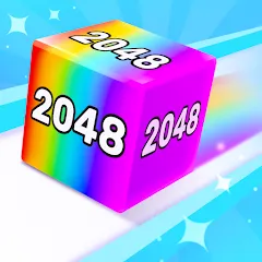 Взломанная Chain Cube 2048: 3D merge game (Чейн Куб)  [МОД Unlocked] - полная версия apk на Андроид