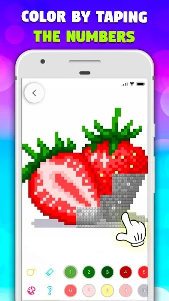 Pixel Art book・Color by number  [МОД Menu] Screenshot 2