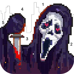 Скачать взлом Death Park Coloring Games (Дэт Парк игры раскраски)  [МОД Бесконечные деньги] - стабильная версия apk на Андроид