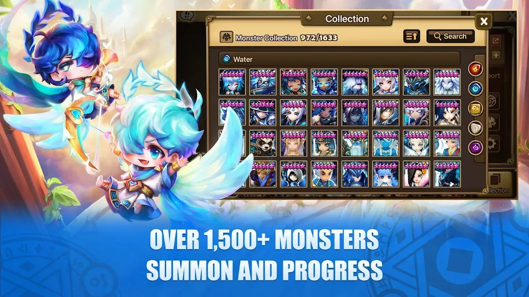 Summoners War  [МОД Много денег] Screenshot 2