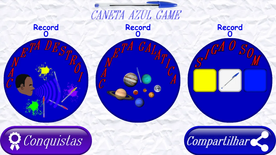 Caneta azul (Канета азул)  [МОД Бесконечные деньги] Screenshot 1