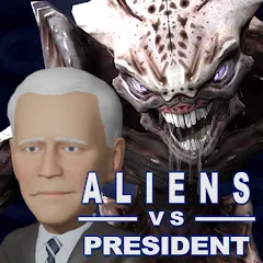 Скачать взломанную Aliens vs President (Элиены против Президента)  [МОД Все открыто] - полная версия apk на Андроид