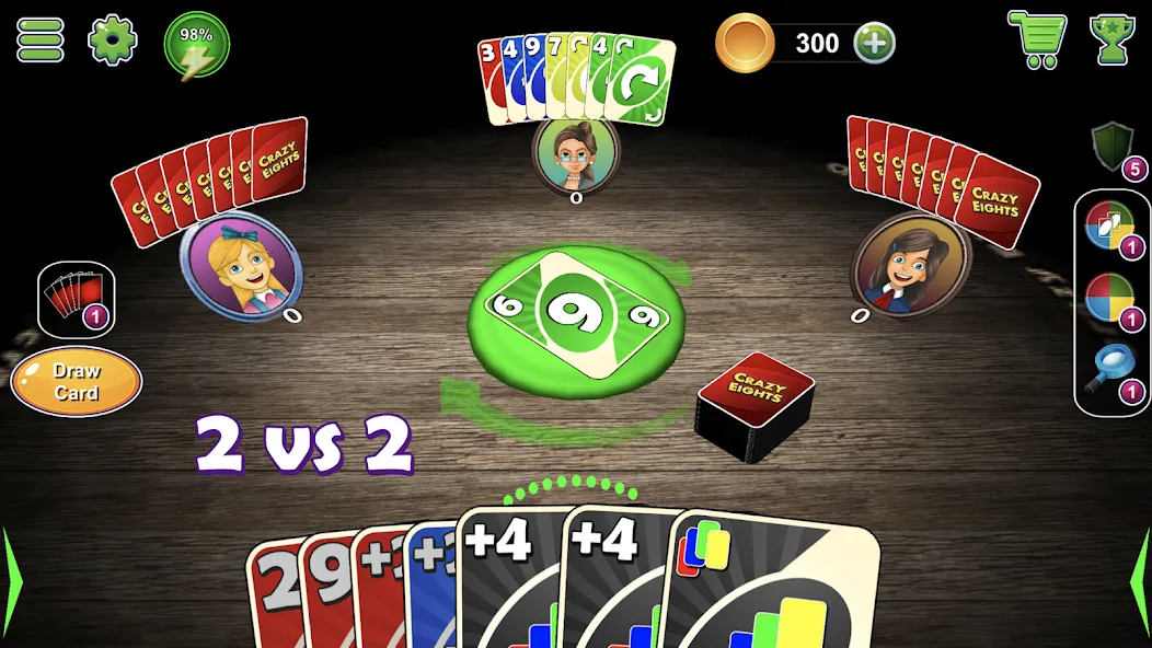 Crazy Eights 3D (КрэйзиЭйтс)  [МОД Unlocked] Screenshot 4