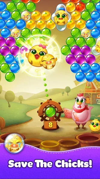 Bubble CoCo : Bubble Shooter (Бабл Коко)  [МОД Все открыто] Screenshot 4