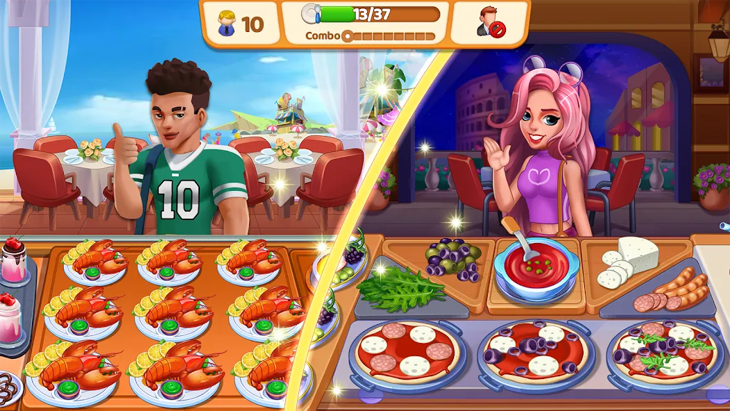 Food Voyage: Fun Cooking Games (Фуд Воядж)  [МОД Unlimited Money] Screenshot 5