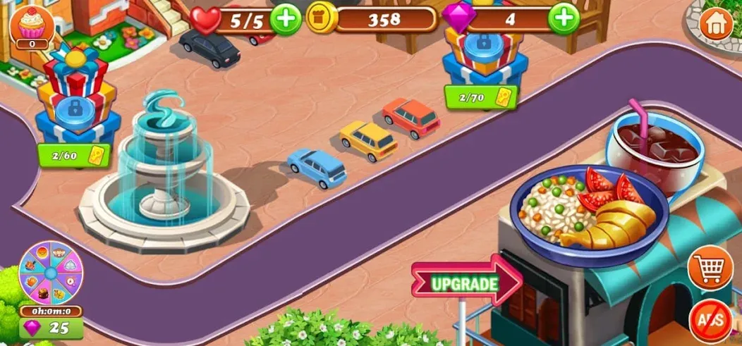 Food Game Crazy Super Chef  [МОД Все открыто] Screenshot 3