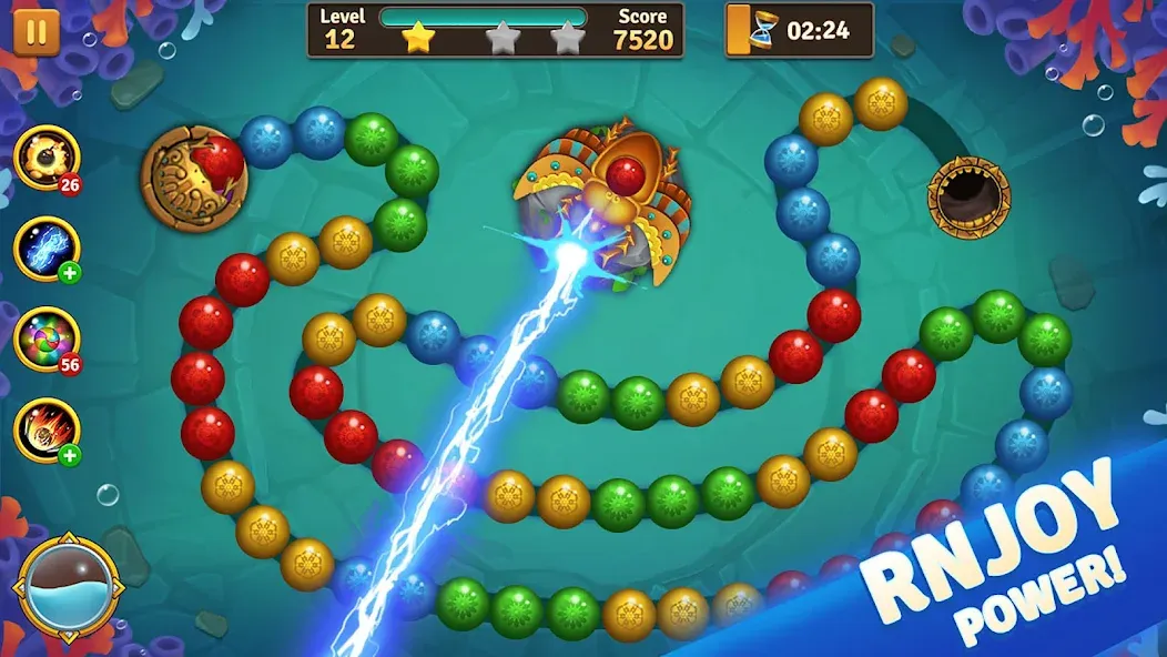 Jungle Marble Blast  [МОД Menu] Screenshot 4