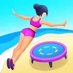 Скачать взлом Flip Jump Stack!  [МОД Много денег] - стабильная версия apk на Андроид