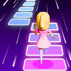 Скачать взломанную Melody Run - Cute Popcat Music (Мелодия Ран)  [МОД Меню] - последняя версия apk на Андроид