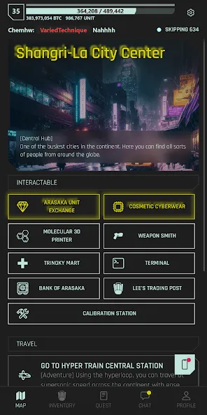 CyberCode Online -Text MMORPG (СайберКод Онлайн)  [МОД Все открыто] Screenshot 4