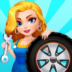 Взлом Car Fix Inc - Mechanic Garage (Кар Фикс Инк)  [МОД Много денег] - последняя версия apk на Андроид