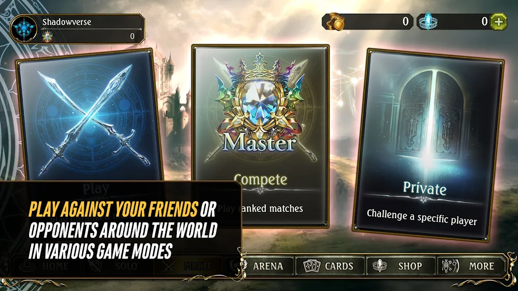 Shadowverse CCG (Шадовверс ККГ)  [МОД Unlimited Money] Screenshot 3