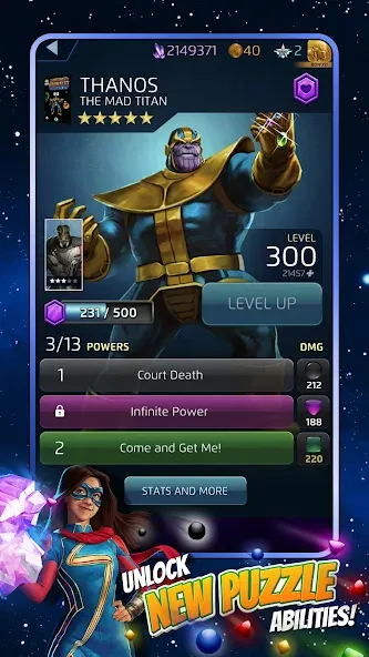 MARVEL Puzzle Quest: Hero RPG (Марвел Пазл Квест)  [МОД Много монет] Screenshot 3